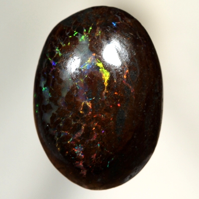 SOLID BOULDER OPAL Bright sparkling multicolours